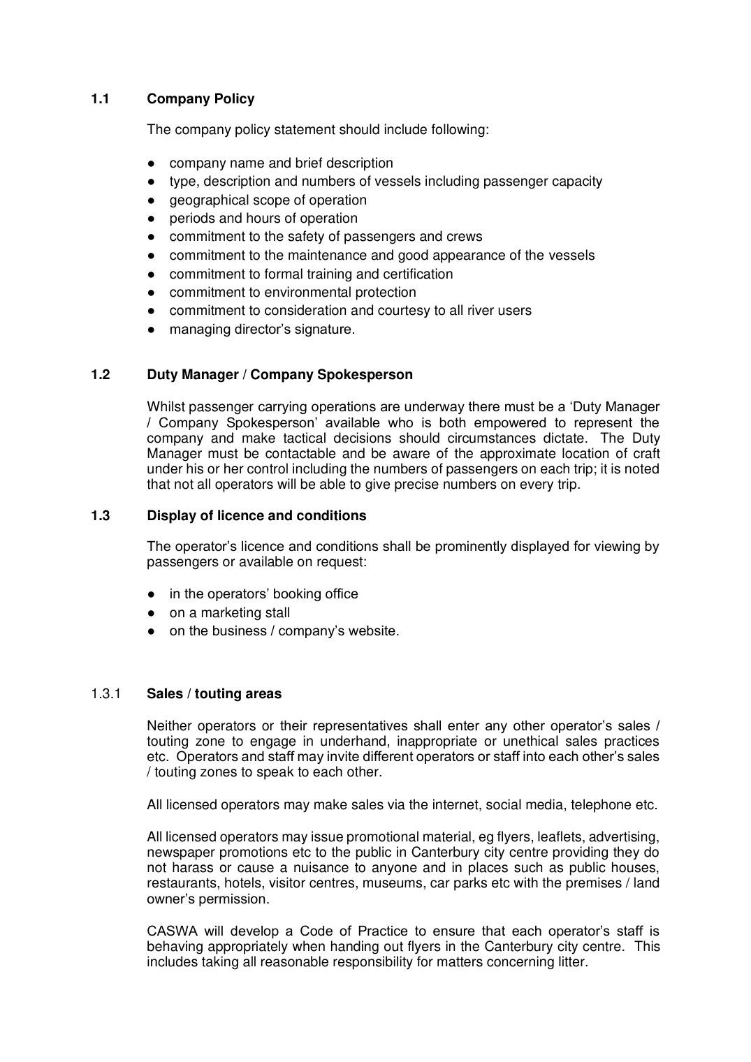 Pleasure Boat Operator's Licence — page 3