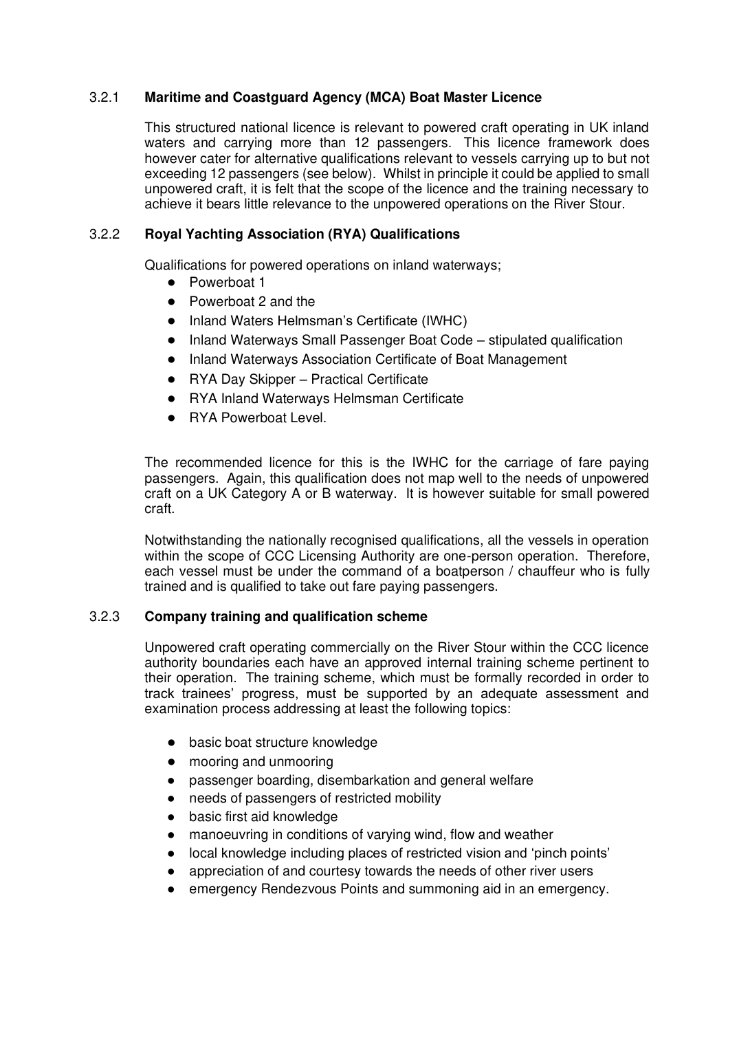 Pleasure Boat Operator's Licence — page 10