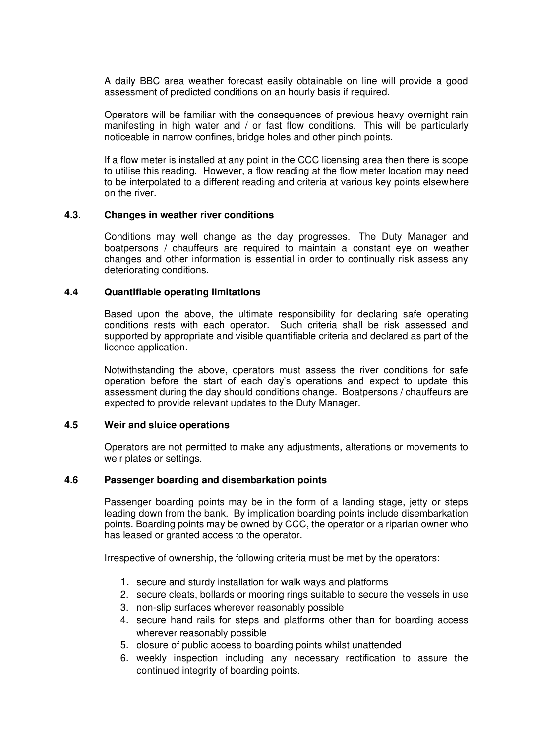 Pleasure Boat Operator's Licence — page 12
