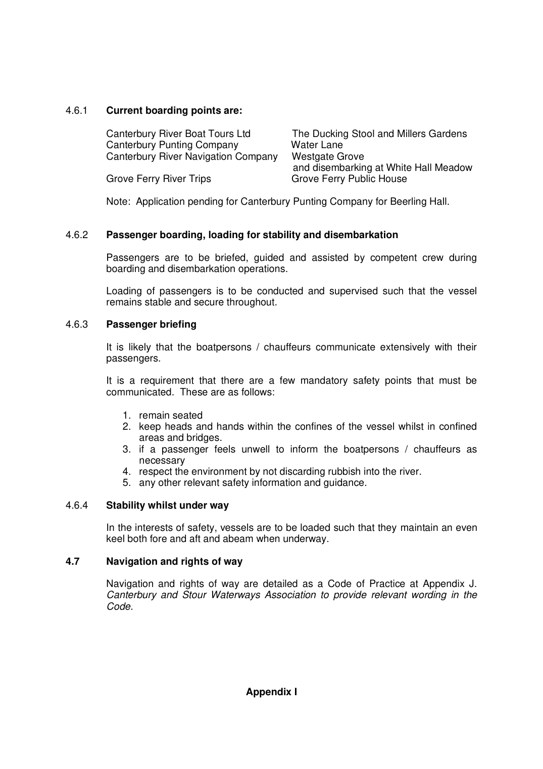 Pleasure Boat Operator's Licence — page 13