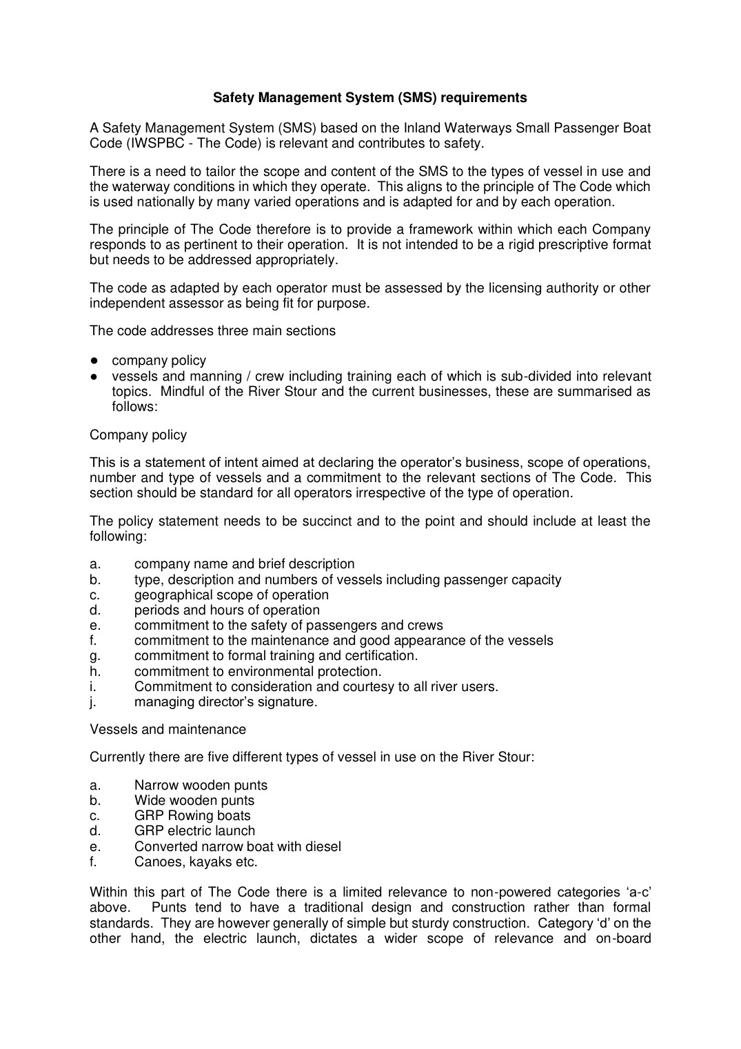 Pleasure Boat Operator's Licence — page 14