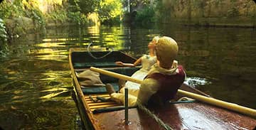 Evening punting on the river