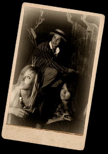 Vintage photograph for the haunted river tour